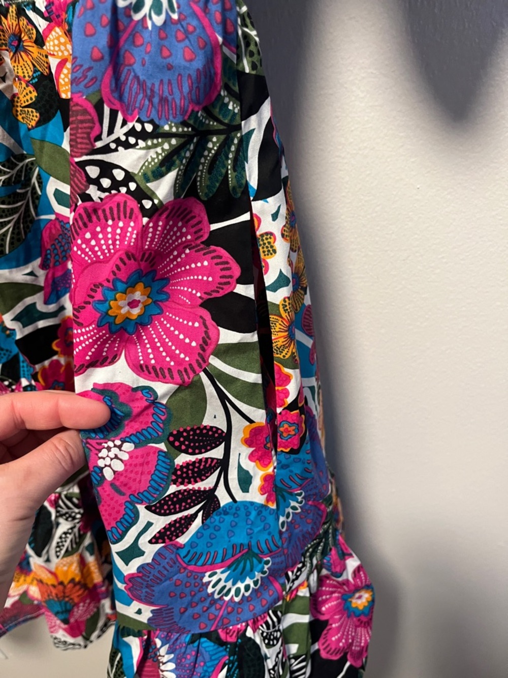 BALTIC BORN (NWT) Kyrie Puff Sleeve Short Dress, Multicolor Floral, Size XL - Picture 11 of 13